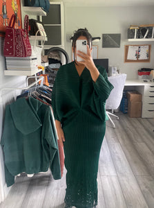 Athena Dress Green