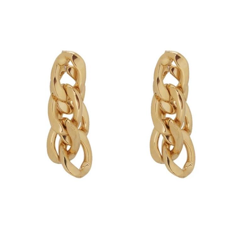 'OVERLAY' CHAIN EARRINGS - After Hours Jewellery 