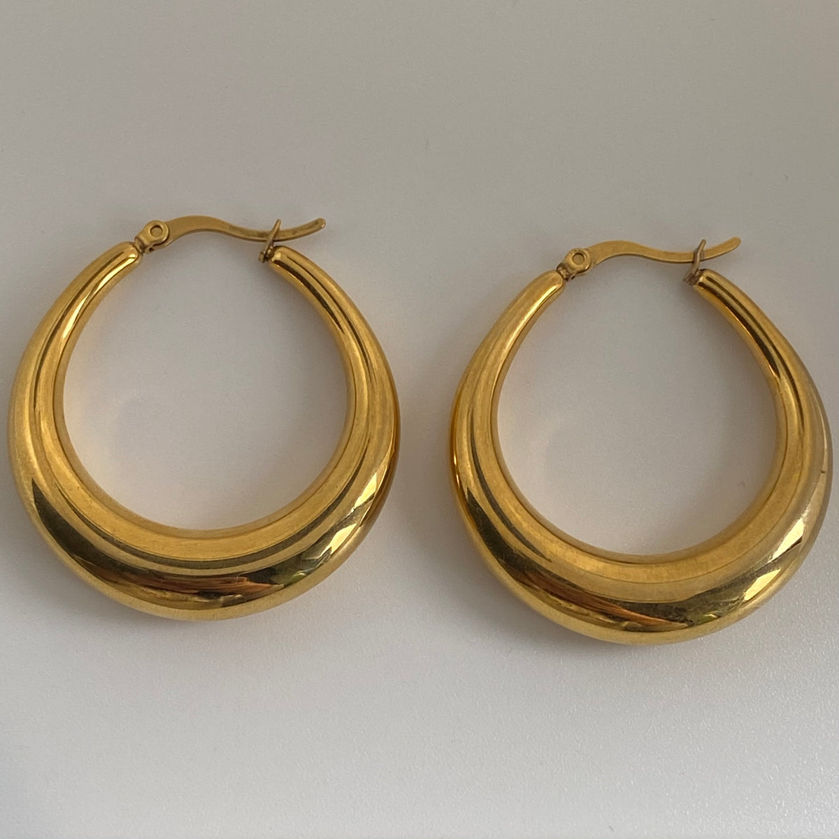GOLD HOOP EARRINGS – After Hours Jewellery