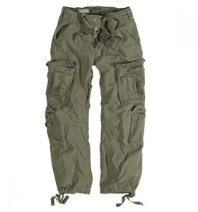 Oversized Cargo Trousers - Olive